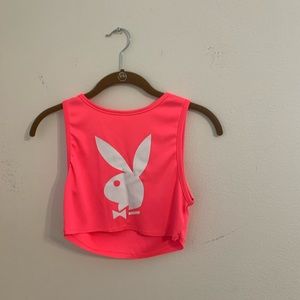 Play boy crop top